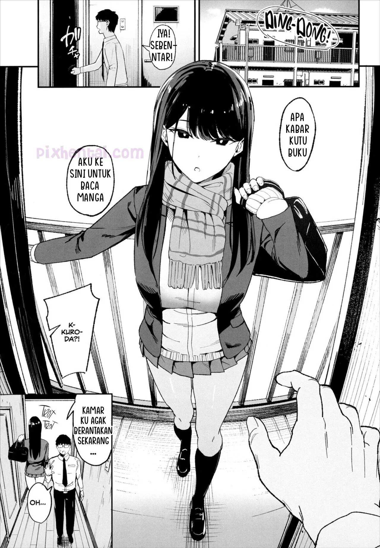 The Gyaru I Hang Out with Lets Me Use Her Pussy - Halaman 1