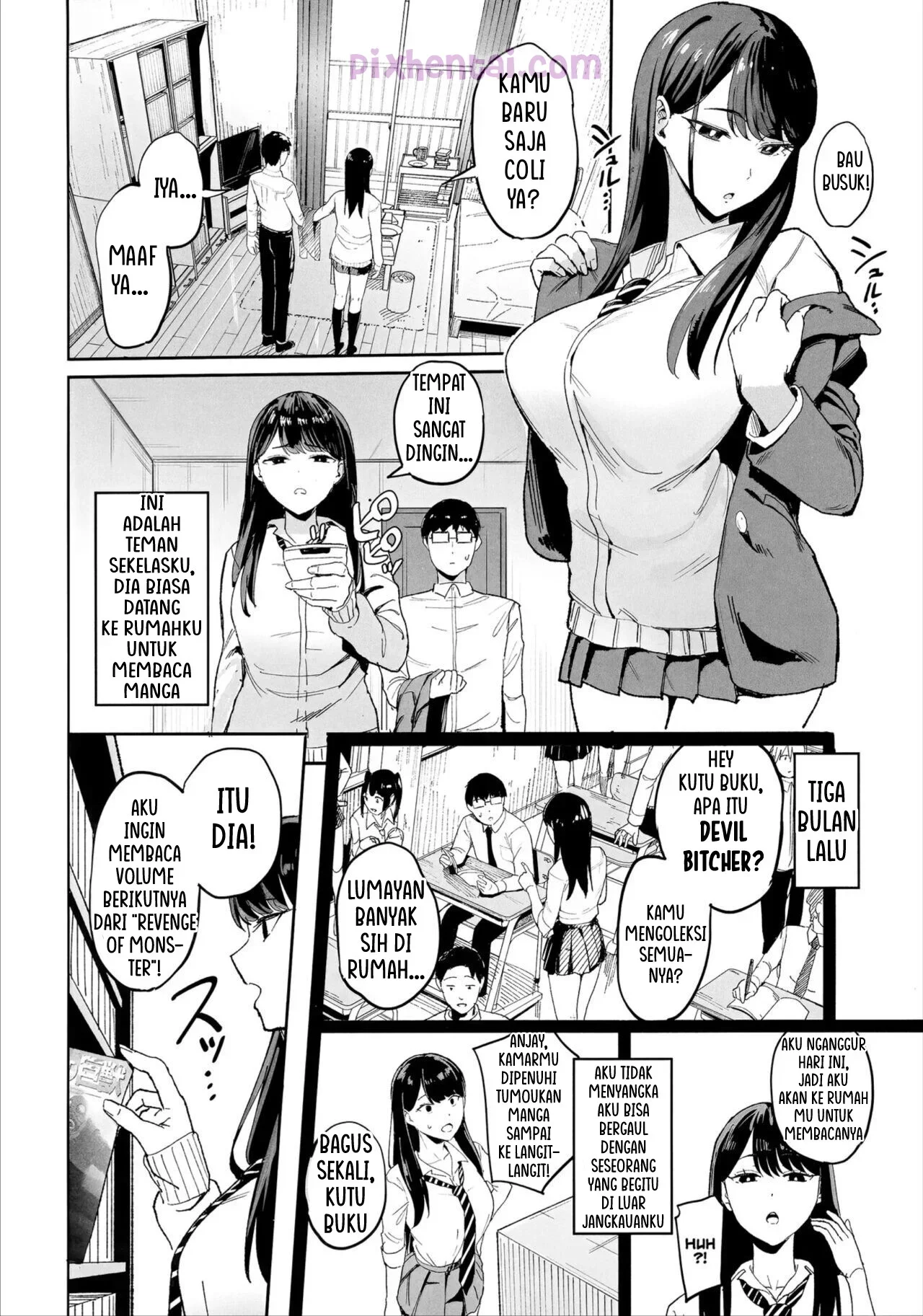 The Gyaru I Hang Out with Lets Me Use Her Pussy - Halaman 2