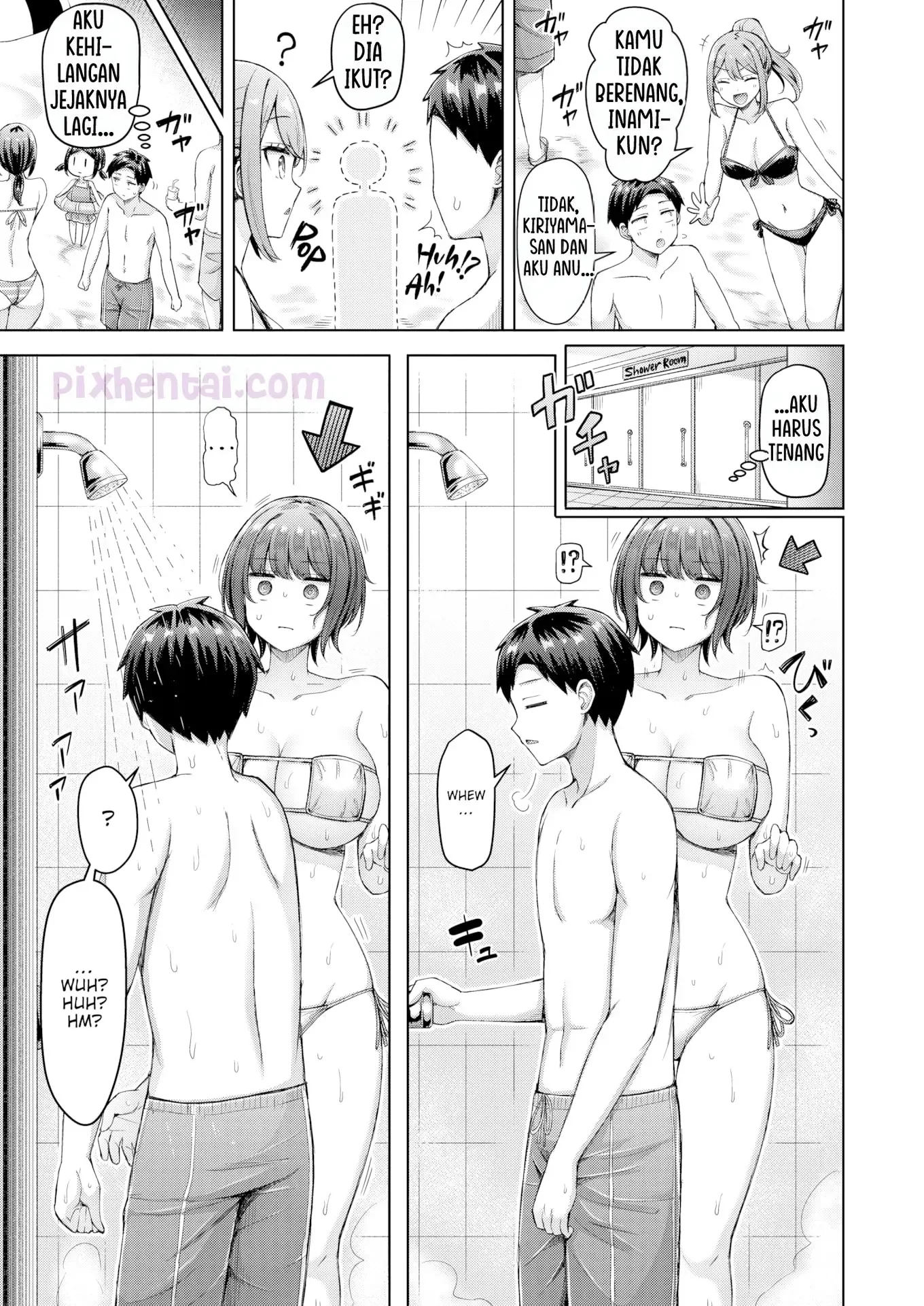 The Mysterious Kiriyama-san : Sneaking off in an eye-patch bikini - Halaman 5