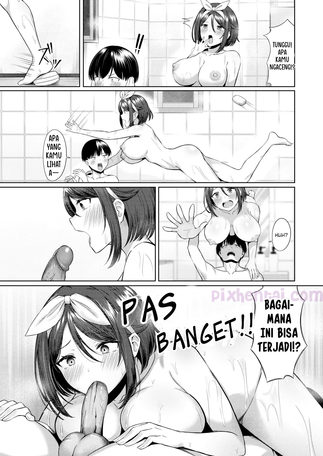 Troublemaker Next Door – Mengawasi Tetangga Imut saat Mandi - Halaman 7