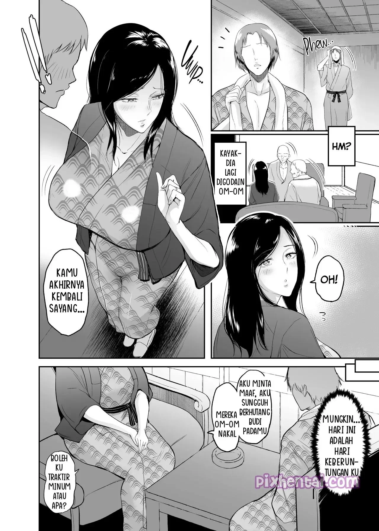 Wanita Bersuami Penuh Gairah di Pemandian Air Panas - Halaman 2