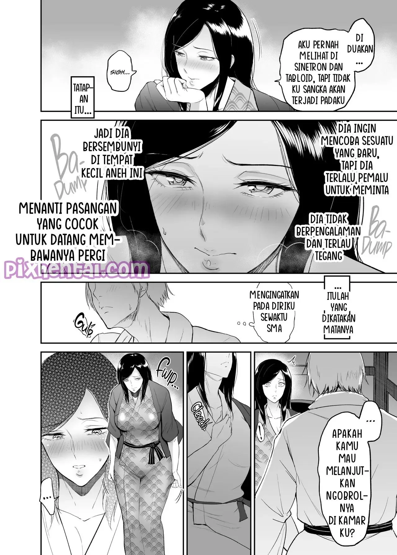 Wanita Bersuami Penuh Gairah di Pemandian Air Panas - Halaman 4