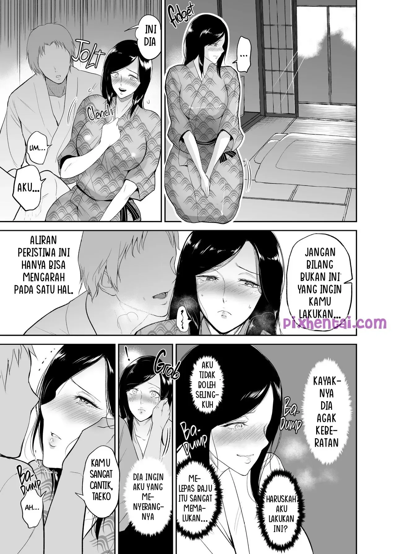 Wanita Bersuami Penuh Gairah di Pemandian Air Panas - Halaman 5