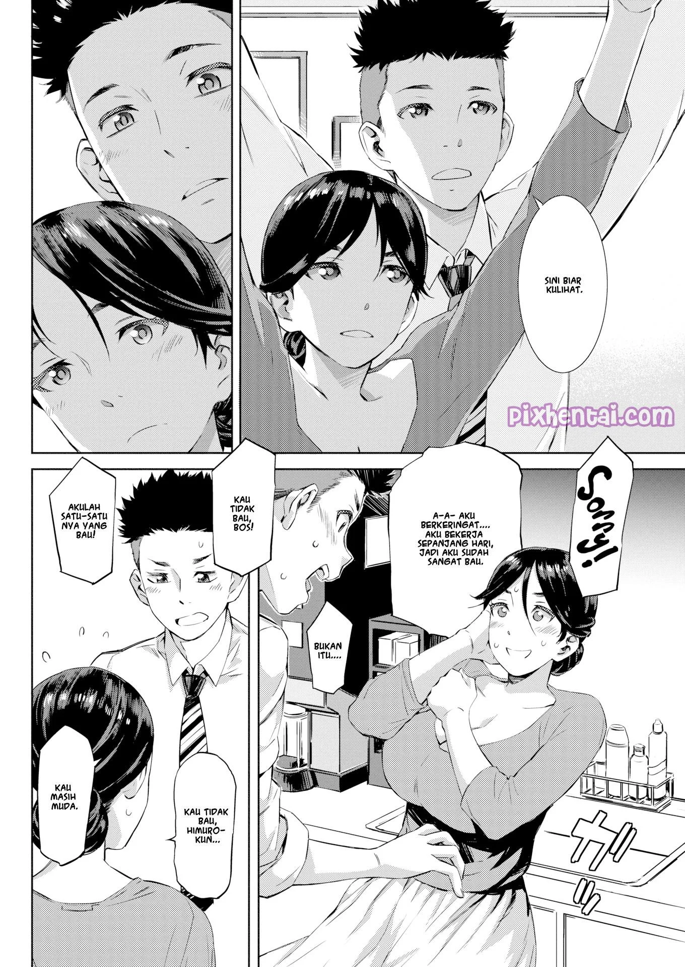 Working Overtime Together : Kerja Lembur bareng Bos Sexy - Halaman 4