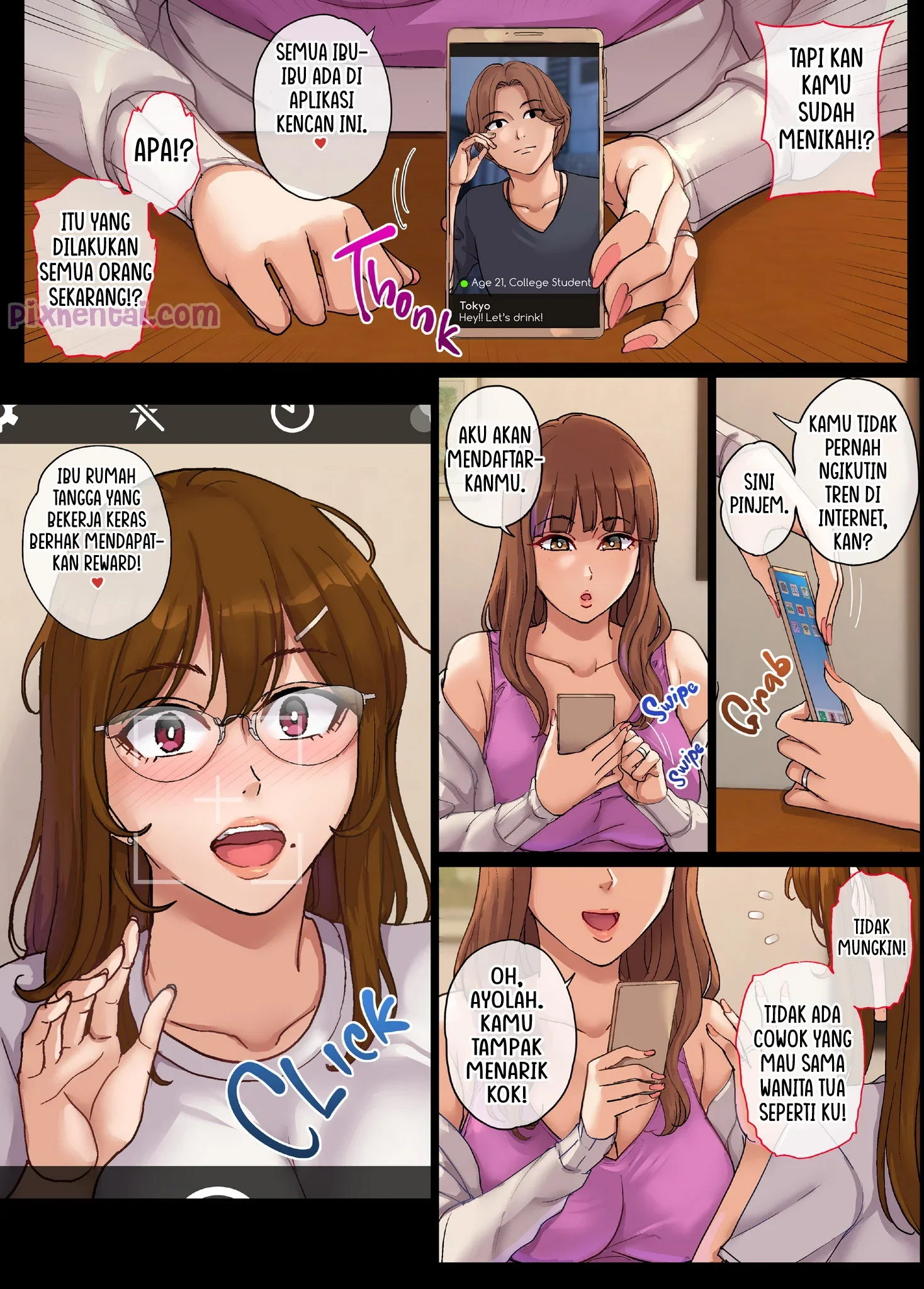 Yarimoku Hitozuma to Matching shite Sokuhame SEX - Halaman 15