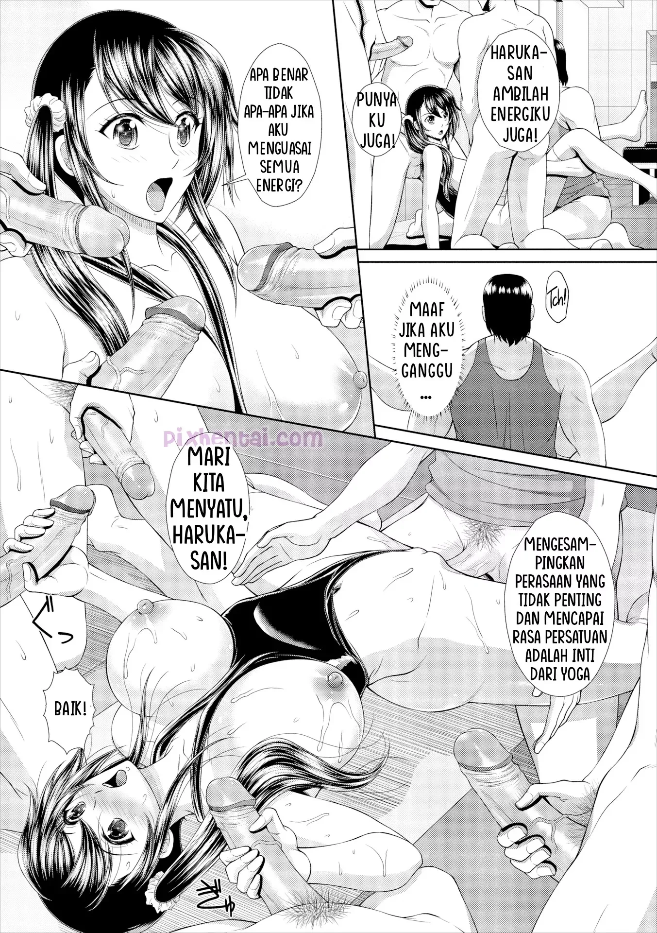 Yoga Fuck : Digangbang saat ikut Kursus Yoga Abal-abal - Halaman 14