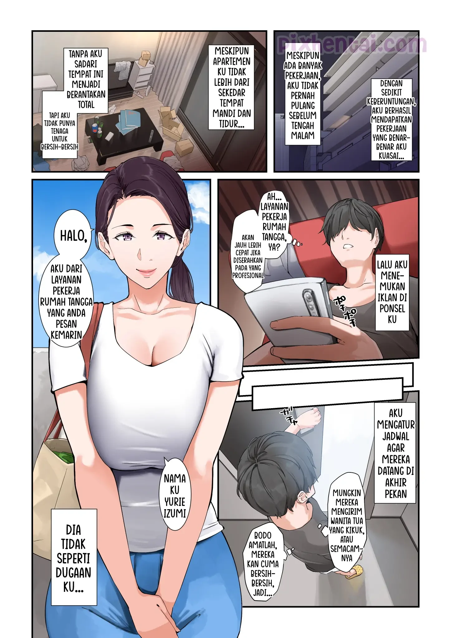 Yurie-san The Housekeeper Who Will Do Just About Anything - Halaman 2