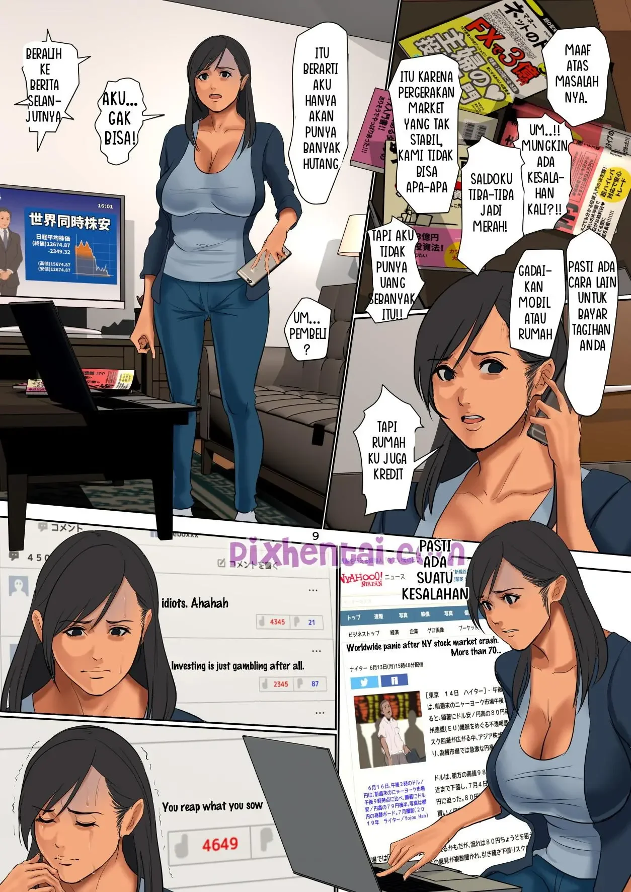 Yurikago Uri no Tsuma : Gara-gara Investasi, Aku Jual Diri - Halaman 7