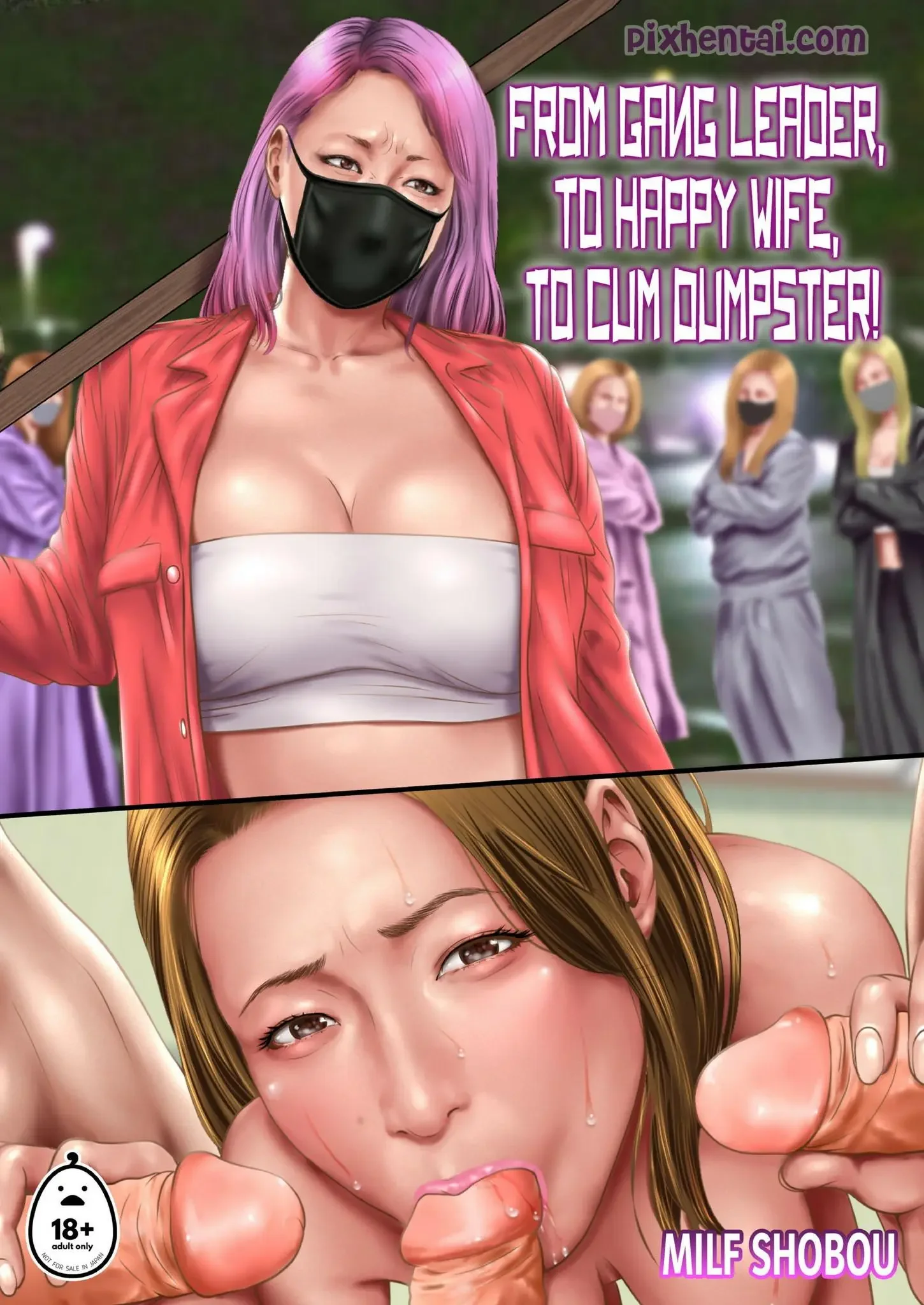 From Gang Leader to Happy Wife, to Cum Dumpster - Cover