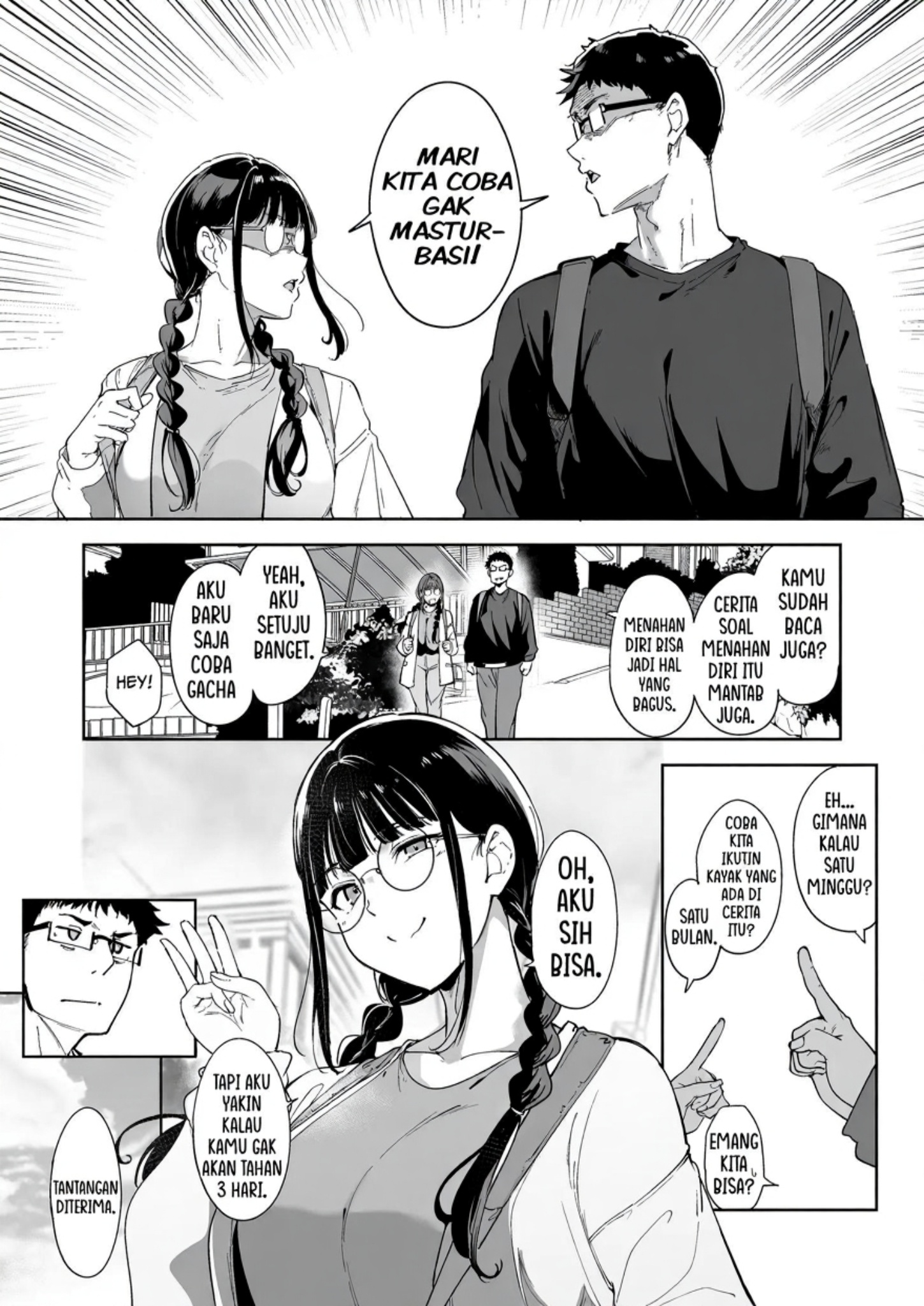 Halaman 1 - Sex with Your Otaku Friend is Mindblowing 3